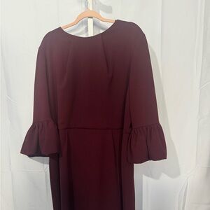 Maroon dress by Scarlett Size 20W